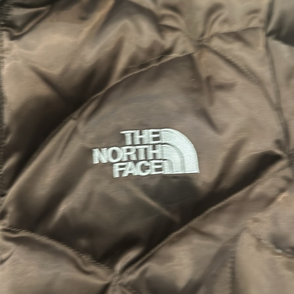 North Face Brown Women’s Coat 550 size small - Picture 3 of 5
